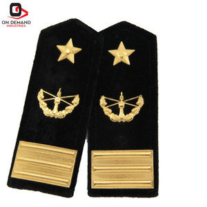 Écussons de grade uniforme brodés haute performance, durables, en tissu écologique, fabrication OEM/ODM directe usine pour la meilleure qualité - Product Image 1