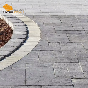 <span class=keywords><strong>Pavés</strong></span> de granit gris flammé <span class=keywords><strong>en</strong></span> pierre naturelle pour allées paysagères - Product Image 6