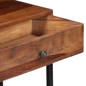 Supporto TV in legno massello Sheesham 63 \ "x11.8 \" x17.7 \" - Product Image 5
