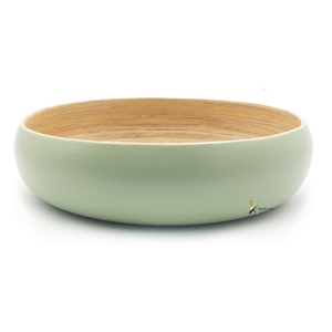 Tazón de Bambú Ecológico, Clásico, Hecho a Mano, Pulido, para Servir Alimentos, Ensaladas y Regalos - Product Image 4