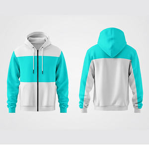 Sweat-shirt à capuche unisexe avec fermeture éclair intégrale, impression de logo personnalisée, haute qualité, veste à capuche pour hommes, femmes et jeunes, vêtements de sport - Product Image 6