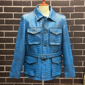 Chaqueta Bomber de Invierno de Cuero Vacuno de Primera Calidad, Estilo Vintage, a la Venta, Impermeable, Cortavientos, de Secado Rápido para Hombre - Product Image 1