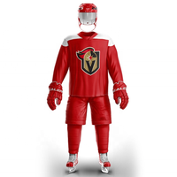 Uniformes de Hockey sobre Hielo de Último Diseño, Producto en Oferta, Hecho en Pakistán, Mejor Material, Nuevo Modelo, Uniforme de Hockey sobre Hielo Más Vendido