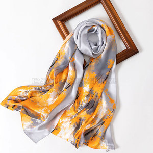 Nouveauté : Écharpes en satin de haute qualité en vente en ligne, écharpes en satin contrastées, écharpes en satin de qualité supérieure - Product Image 2