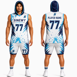 Unisex Flag 7v7 Uniforms Kit Set Custom Printed Logo Sublimated Polyester 7V7 American Flag Football Uniforms - Product Image 3