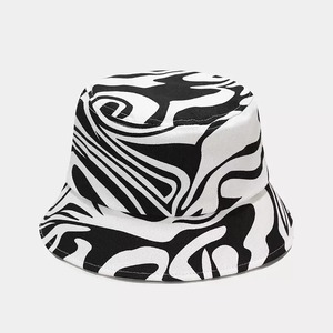 Bucket Hat Black Beige Casual Spring Summer Outdoor Wear Polyester <b>Canvas</b> Style - Product Image 3