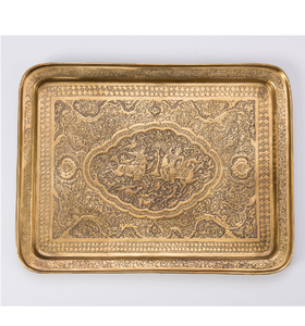 Plateau de rangement en laiton de qualité supérieure pour chocolats, plateau de service en laiton massif de qualité supérieure, plateau de rangement domestique - Product Image 3