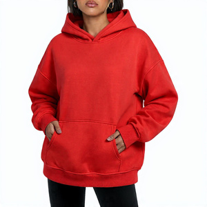 Sudadera con Capucha Extra Grande de Moda para Mujer, Acogedora, 100% Algodón, con Estampado, Forro Polar, Bolsillo Delantero, Estilo Casual de Invierno - Product Image 2
