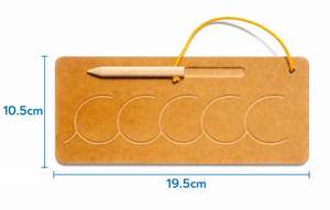 Juguete de Madera para Trazar Curvas para Niños, para Aprender Patrones, Juguete Educativo de Madera para Trazar Curvas para Niños - Product Image 5