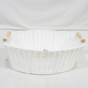 Paniers de rangement tissés naturels pour organiser la décoration de la maison de la cuisine Paniers en osier en gros - Product Image 1