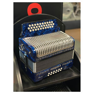 Accordéon professionnel Hohner Corona II Xtreme, style boutons FBbEb, noir jet, nouvellement arrivé - Product Image 4