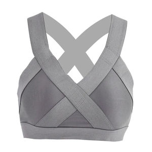 SAMAVIA Industry High- Running Sports Bra-Breathable Supportive Front Logo Removable Pads Quality Assured OEM/ODM Service - Product Image 5