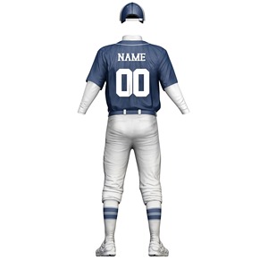 Uniformes de baseball classiques pour hommes, manches courtes, personnalisables, respirants, en maille, antibactériens, séchage rapide, vêtements de sport pour club et groupe - Product Image 4