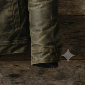 Men's <b>Canvas</b> Workwear <b>Jacket</b> Green Turn-down Collar Zipper Closure Washed Finish Autumn Regular Fit Solid Pattern Pockets - Product Image 6