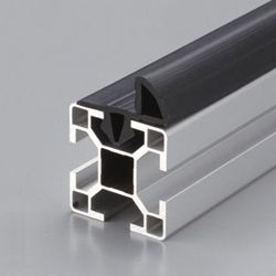 Profilés industriels noirs et argentés en T 3030, extrusion carrée en aluminium anodisé 6063-T5 30x30, pliage Kirgen HS064B-2020 CNW - Product Image 2