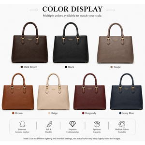 China Supplier Wholesale Women's Simple Large Capacity Casual Handbag, High Quality PU Material - Product Image 5