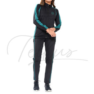 Conjunto deportivo de dos piezas para mujer, ropa deportiva de algodón y felpa, conjunto de jogging con cuello redondo, chándal estampado para mujer - Product Image 6