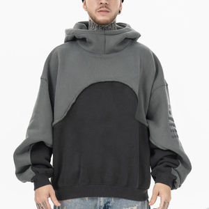 Sweat à capuche surdimensionné pour homme en mélange de coton épais, style streetwear premium, décontracté pour tous les jours - Product Image 6