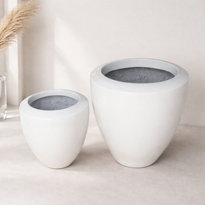 Jardinière en fibre de verre au design moderne, légère, durable, bon prix, pot de fleurs de jardin, usine OEM ODM - Product Image 2