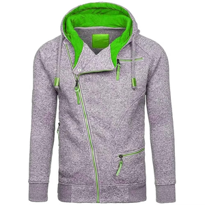 Sudaderas con capucha para hombre, forradas de felpa, informales, ligeras, de alta calidad, con bolsillos tipo canguro y cremallera cruzada. - Product Image 6