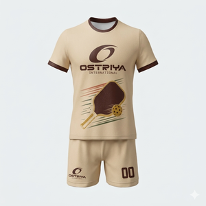 Uniforme de Pickleball Unisex 100% Poliéster, Cuello Redondo, Manga Corta, Transpirable, Nombre del Jugador, Logotipo Personalizado, Talla, Corte Automatizado, Verano - Product Image 5