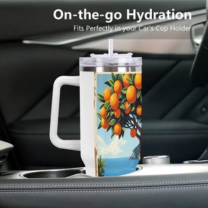 Gobelet isotherme promotionnel 40 oz en acier inoxydable pour les cadeaux des centres d'optométrie et de soins oculaires - Product Image 3
