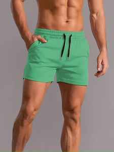 Nouveaux shorts personnalisables pour hommes, style hip-hop, respirants, décontractés, pour la gym, la plage, sous-vêtements, motif uni, logo personnalisé - Product Image 6