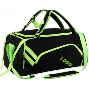 Bolsa de Gimnasio Deportiva en Oferta, Bolsa de Yoga con Compartimento para Zapatos, Correa Blanca y Negra, Logotipo Personalizado, para Deportes y Viajes - Product Image 2