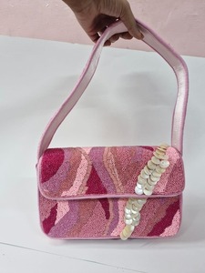 Bolso Bandolera de Hombro para Mujer, Diseño Exclusivo con Cuentas, Color Sólido, Versátil y a la Moda para Verano - Product Image 5