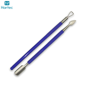 Wholesale Rate Reusable Good Selling Durable Stainless Steel Manicure Grooming <b>Kit</b> Multi-Functional Cuticle Pusher Cleaner Set - Product Image 2