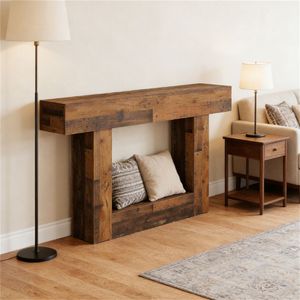 Wooden <b>Console</b> <b>Table</b> for <b>Sofa</b> Entrance or Lobby Use - Product Image 2
