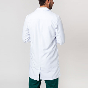 Blouse de laboratoire blanche à manches longues, coupe confortable, qualité supérieure, avec poches spacieuses, vêtements de protection médicale, blouses de médecin - Product Image 3