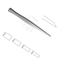 Ensemble d'instruments manuels chirurgicaux CE en acier inoxydable de haute qualité, non magnétique, avec manche creux, comprenant un ciseau dentaire et un scalpel