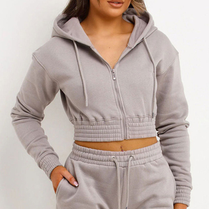 เสื้อฮู้ดผ้าฟลีซบุซับในกันลมระบายอากาศได้ดี น้ำหนัก 350 กรัม ทรงปกติ สำหรับฤดูหนาว ปักลายตามสั่ง แฟชั่นสตรีทแวร์สำหรับผู้หญิง ผ้าฝ้าย - Product Image 1