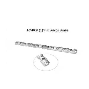 Plaque de réparation DCP vétérinaire 3,5 mm 6 trous Lot de 10 pièces en acier inoxydable Kit d'instruments chirurgicaux orthopédiques pour la fixation osseuse SURGINEXA - Product Image 2