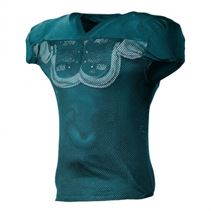 Maillot de football sans manches en maille noire pour homme, col en V, respirant, ajusté, vêtements de sport pour adultes, toutes saisons - Product Image 5