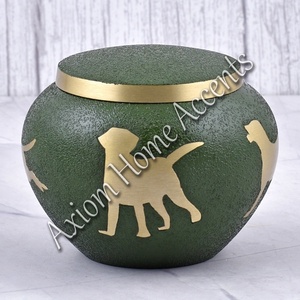 Premium Metal <b>Pet</b> <b>Urn</b> With Heartfelt Design and Elegant Detailing for Honoring <b>Pets</b> by Axiom Home Accents - Product Image 6