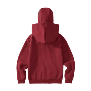 Sweat à capuche oversize noir Ninja unisexe, doublure polaire respirante en mélange de coton, broderie numérique unie 360g - Product Image 3