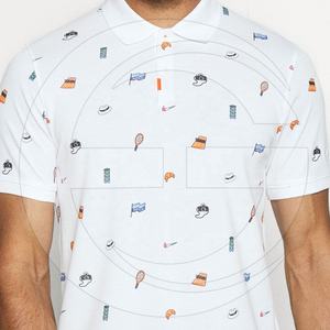 Camisa de Hombre de Nuevo Estilo, Transpirable, Antiarrugas, Talla Grande, Diseño en Blanco, Impresión Digital, Logotipo Personalizado en la Parte Delantera, Precio de Fábrica - Product Image 6