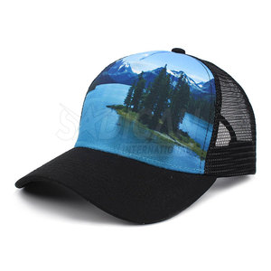 Casquette de camionneur personnalisable en toile de coton mélangé, durable et élégante, idéale pour les voyages en plein air, la randonnée, le camping et l'usage quotidien - Product Image 4