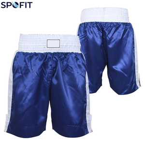 กางเกงขาสั้นผู้ชายรุ่นใหม่ล่าสุด ระบายอากาศได้ดี ดีไซน์ทันสมัย รับสกรีนโลโก้ กางเกงมวยไทย MMA ยิม บ็อกซิ่ง สำหรับเด็กผู้ชาย - Product Image 6