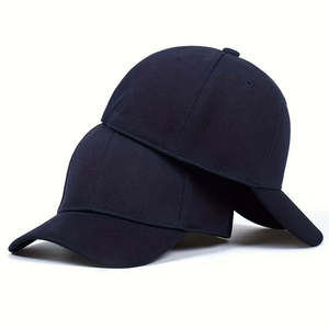 หมวกแก๊ปแบบ snapback 6 แผง สีดำ ปรับขนาดได้ ปักโลโก้ตัวอักษรสีขาวแบบวินเทจ  สำหรับทุกเพศ สไตล์สตรีท ฮิปฮอป ผ้าฝ้ายเนื้อแน่น - Product Image 5