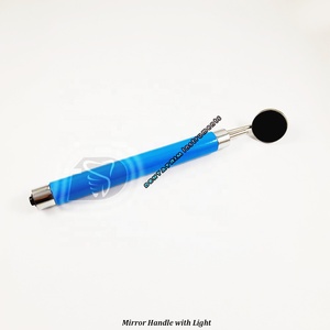 Mango de espejo Dental con logotipo personalizado, mango de espejo de Color con espejo CE PK, Instrumentos dentales de 3 años, venta al por mayor - Product Image 1