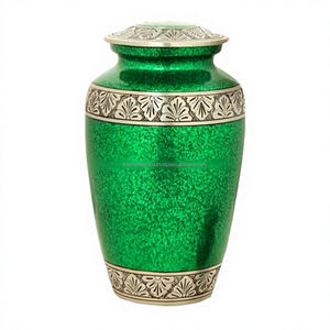 Urnas de Cremación de Metal con Acabado de Mármol Verde Real Estilo Americano de Alta Calidad CRAFT ASCENT para Adultos Unisex 220/200 - Product Image 1