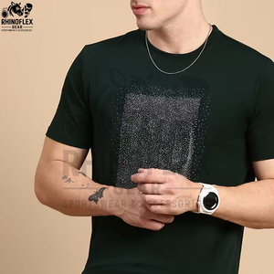 Nouveaux T-shirts DTF légers 100% coton respirant à séchage rapide, couleur et logo personnalisés, dernier style - Product Image 2