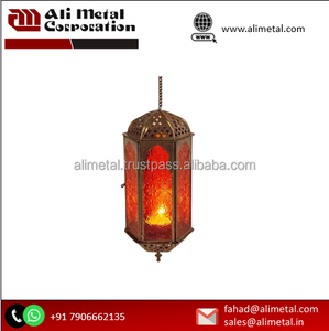 Hanging Vintage Orange Glowing <b>Lantern</b> For Festival Indoor and outdoor decoration customization - Product Image 2