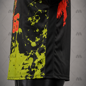 Camiseta Deportiva Personalizada para Hombre, Manga Corta, Cuello Redondo, Tejido de Punto, Secado Rápido, Ropa Deportiva de Equipo, Corte Regular, 120g, 100% Poliéster - Product Image 3