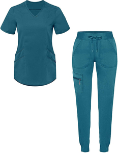 Uniforme d'infirmière à prix de gros, service OEM, tissu de qualité, uniformes d'hôpital, tenue d'infirmière bleu marine, uniforme d'infirmière du Pakistan - Product Image 3