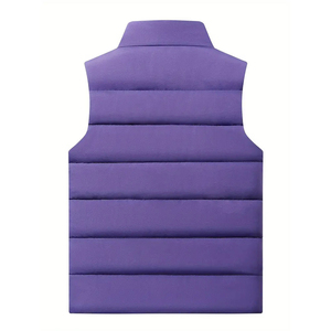 Custom Make Your Own design Winter Waterproof Zipper Women Gilets Quilted Padded <b>Jacket</b> Men's <b>Puffer</b> <b>Vests</b> & Waistcoat - Product Image 2