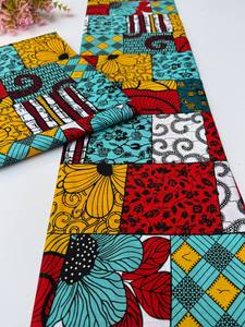 ผ้าพิมพ์ลายแอฟริกันและผ้าแองการาคัมบริกคุณภาพสูง ลายหลากสี เหมาะสำหรับเสื้อผ้าพื้นเมืองและเสื้อผ้าสมัยใหม่ - Product Image 2